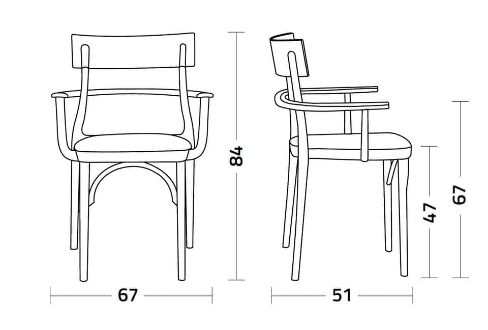 Sedia con bracciolo Milano 2015 p. Colico
